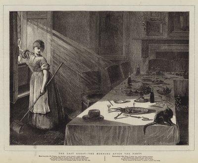 Den sidste gæst, morgenen efter festen af Samuel Edmund Waller